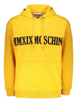 Moschino: Жёлтая толстовка 
