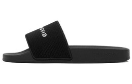 Givenchy: Чёрные шлёпанцы 