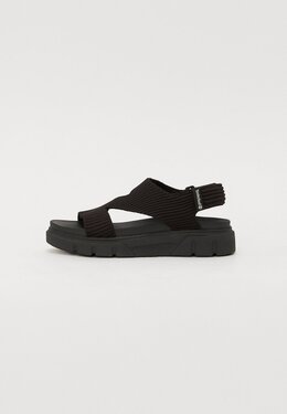 Timberland: Чёрные сандалии 