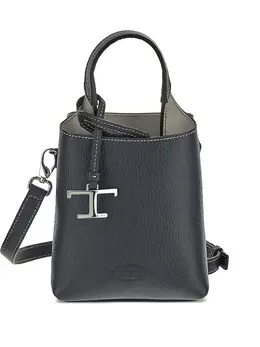 Tod's: Голубая сумка-шоппер 