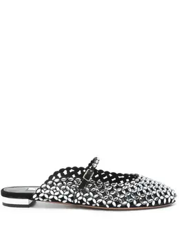 Aquazzura: Чёрные сабо 