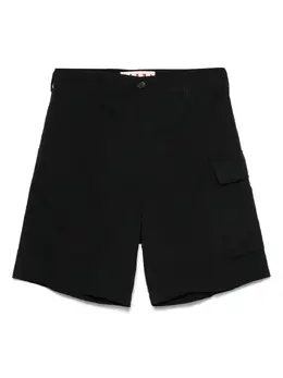 Marni: Чёрные шорты 