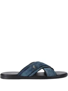 Kurt Geiger London: Тёмные сандалии 