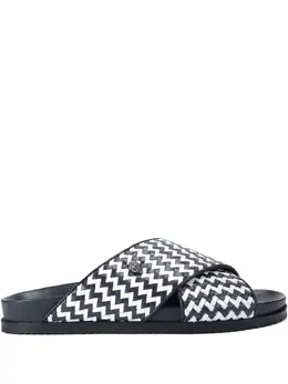Kurt Geiger London: Чёрные сандалии 