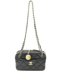 CHANEL Pre-Owned: Чёрная сумка 