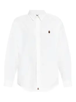 A BATHING APE®: Белая рубашка 
