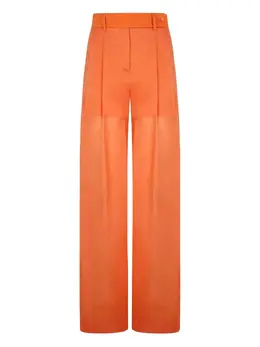Alberta Ferretti: Оранжевые брюки 