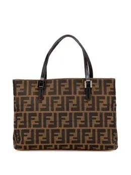 Fendi Pre-Owned: Коричневая сумка-шоппер 