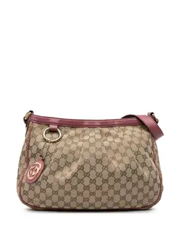 Gucci Pre-Owned: Коричневая сумка через плечо 
