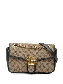 Gucci Pre-Owned: Коричневая сумка через плечо 
