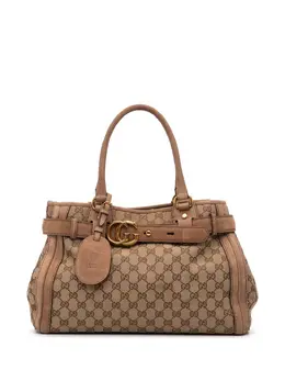Gucci Pre-Owned: Коричневая сумка-шоппер 