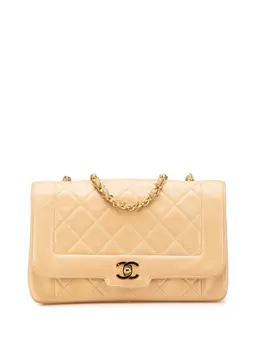 CHANEL Pre-Owned: Коричневая сумка через плечо 