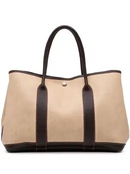 Hermès Pre-Owned: Коричневая сумка-шоппер 