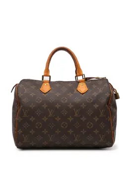 Louis Vuitton Pre-Owned: Коричневая сумка 