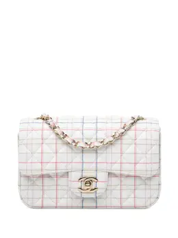 CHANEL Pre-Owned: Белая сумка через плечо 