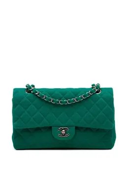 CHANEL Pre-Owned: Зелёная сумка 