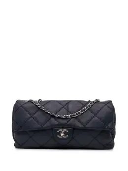 CHANEL Pre-Owned: Голубая сумка 