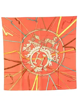 Hermès Pre-Owned: Шарф с принтом 