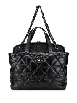 CHANEL Pre-Owned: Чёрная сумка 