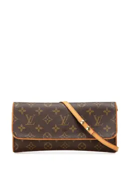Louis Vuitton Pre-Owned: Коричневая сумка через плечо 