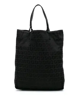 Fendi Pre-Owned: Чёрная сумка-шоппер 
