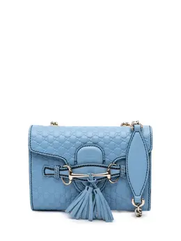 Gucci Pre-Owned: Голубая сумка через плечо 