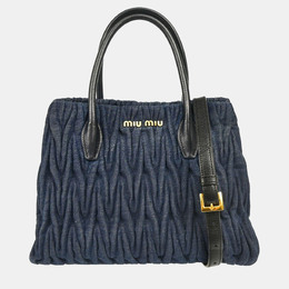 Miu Miu: Синяя сумка 