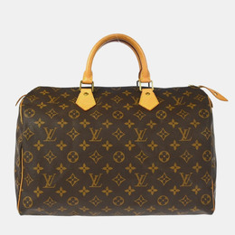 Louis Vuitton: Коричневая сумка  Speedy