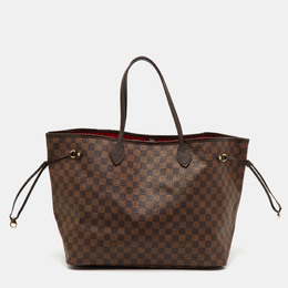 Louis Vuitton: Коричневая сумка  Neverfull