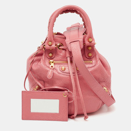 Balenciaga: Розовая сумка 