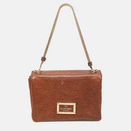 Valentino: Коричневая сумка 