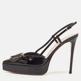 Valentino: Чёрные туфли  VLogo