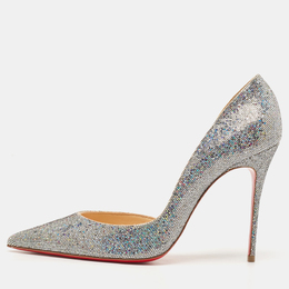 Christian Louboutin: Серебристые туфли 