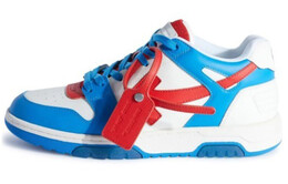 Off-White: Голубые кроссовки  Out of Office