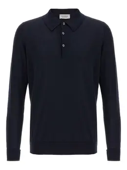 John Smedley: Синее поло 