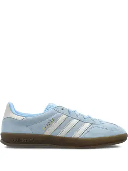 adidas: Голубые кроссовки  Samba