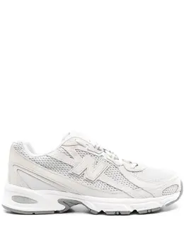 New Balance: Светлые кроссовки 