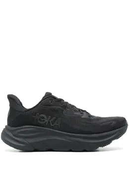 HOKA: Чёрные кроссовки 