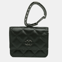 Chanel: Чёрный картхолдер 