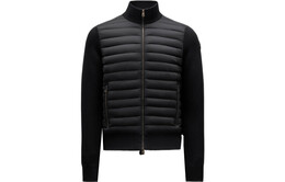 Moncler: Чёрный пуховик 