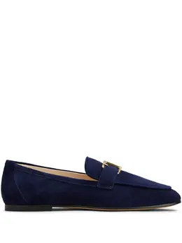 Tod's: Синие лоферы 