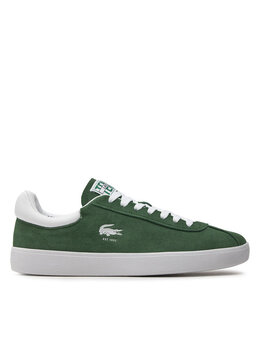 Lacoste: Зелёные кроссовки 