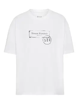 Maison Margiela: Футболка с принтом 