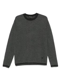 Emporio Armani: Зелёный свитер 