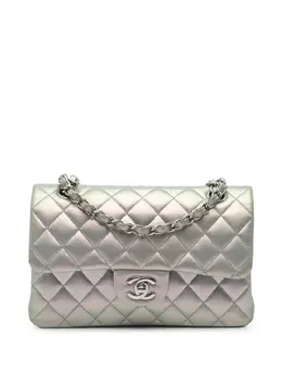 CHANEL Pre-Owned: Серебристая сумка 