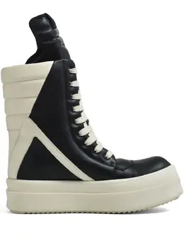 Rick Owens: Чёрные ботинки 