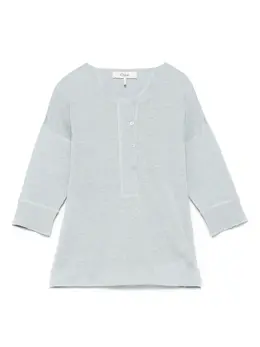 Chloé: Голубая футболка 