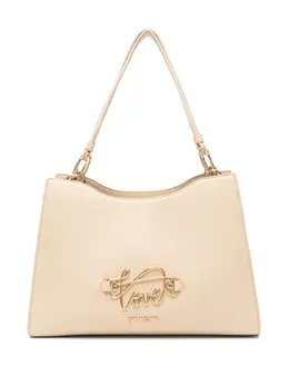 Love Moschino: Светлая сумка-шоппер 