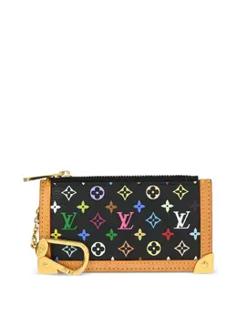 Louis Vuitton Pre-Owned: Чёрный кошелёк 