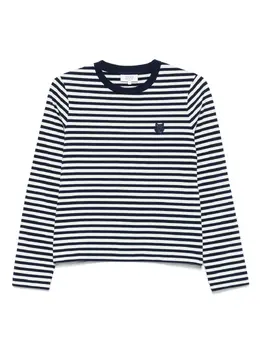 Maison Kitsuné: Футболка в полоску 